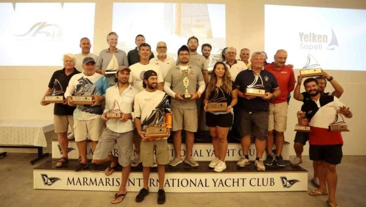 15.Channel Regatta yelken yarışlarının şampiyonları kupalarını aldı