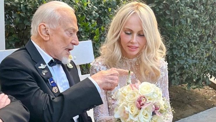 Ay’a ayak basan ikinci insan Buzz Aldrin, 93 yaşında evlendi