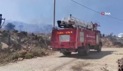 Bodrum’da otluk ve makilik yangını söndürüldü