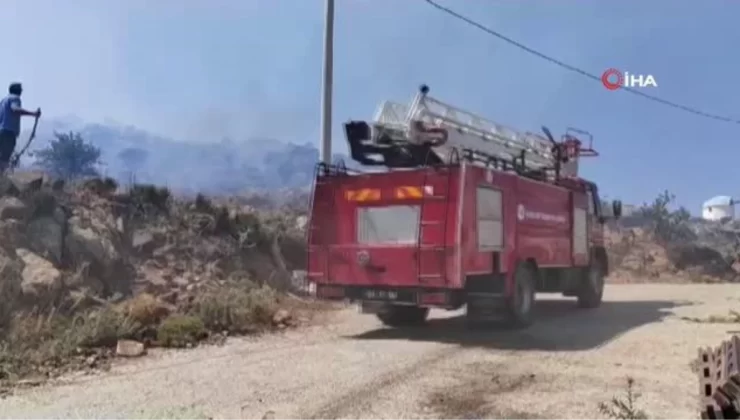 Bodrum’da otluk ve makilik yangını söndürüldü