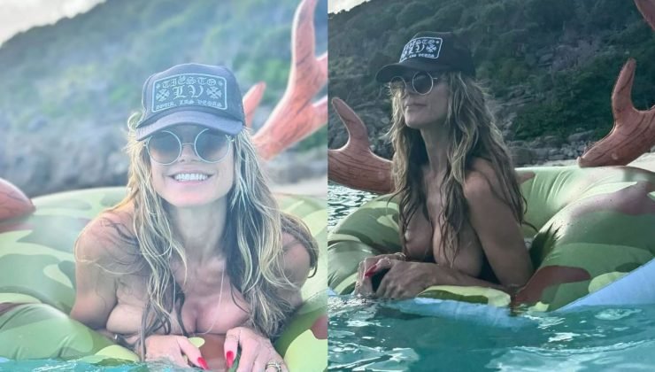 Heidi Klum’un tatil pozlarına beğeni yağdı