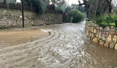 Bodrum’da Şiddetli Yağış: Belediye Önlemler Aldı