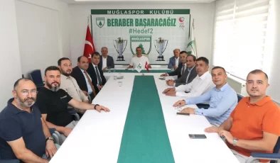 AK Parti heyeti Muğlaspor Kulübü’nü ziyaret etti