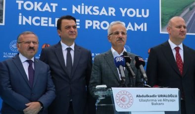 Bakan Uraloğlu: Tokat-Niksar yolu bittiğinde 550 milyon liralık tasarruf sağlayacağız