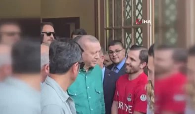 Cumhurbaşkanı Erdoğan, cuma namazını Okluk Millet camisinde kıldı