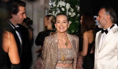 Sharon Stone, Bodrum’da Uluslararası İkon Ödülü’nü aldı