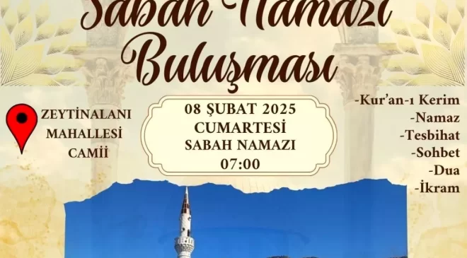 Köyceğiz’de Sabah Namazı Buluşması