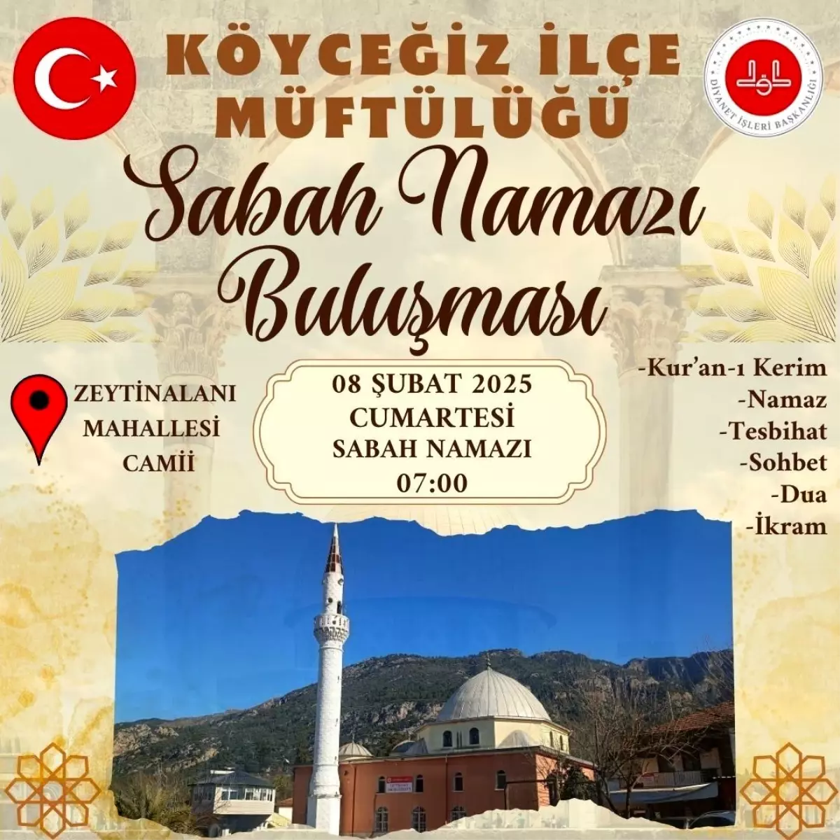Köyceğiz'de Sabah Namazı Buluşması