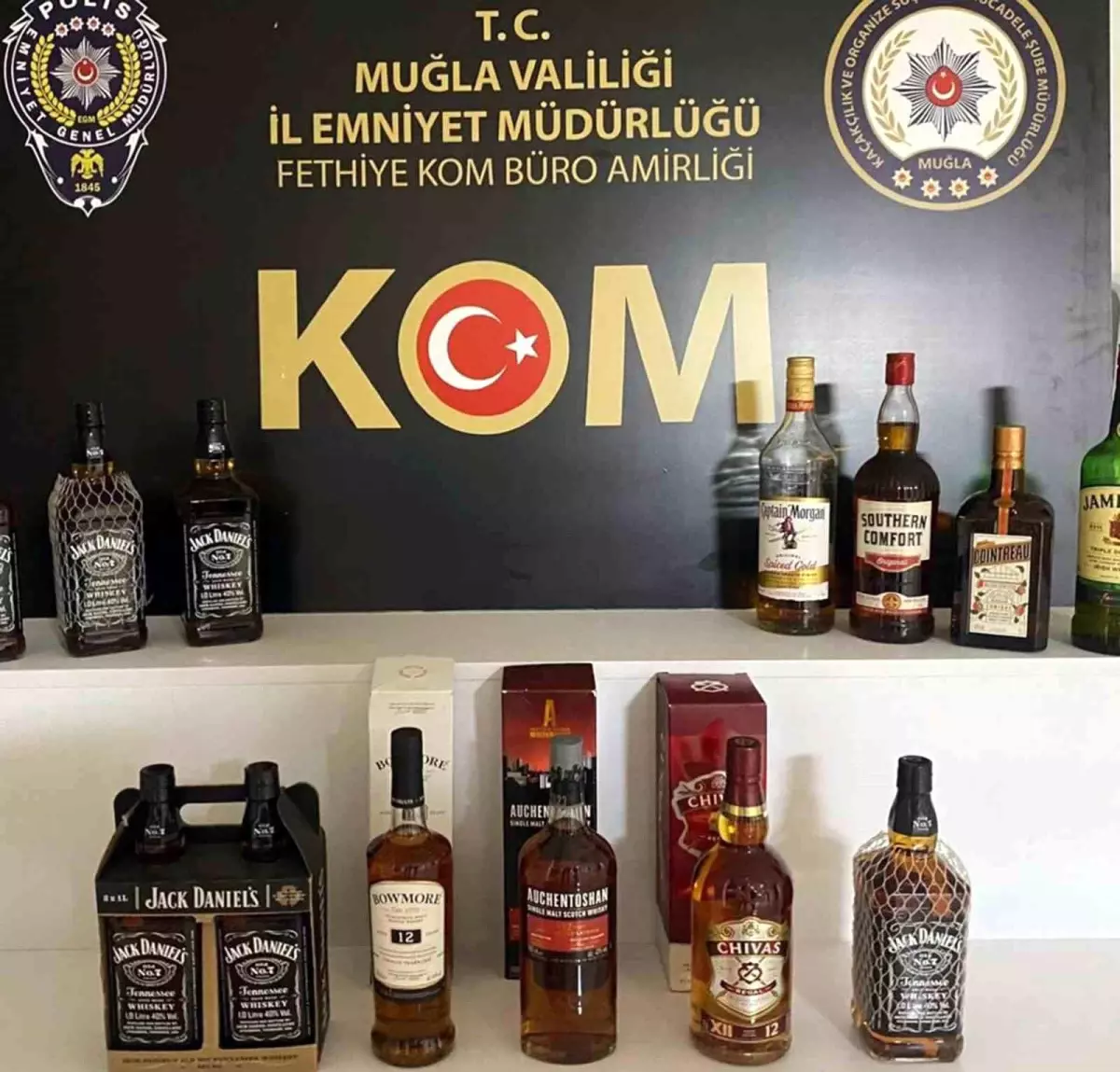 Muğla'da Alkollü İçki Kaçakçılığı Operasyonu