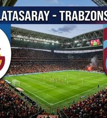 Galatasaray-Trabzonspor maçı ne zaman, saat kaçta, hangi kanalda? Galatasaray-Trabzonspor maçı için geri sayım...