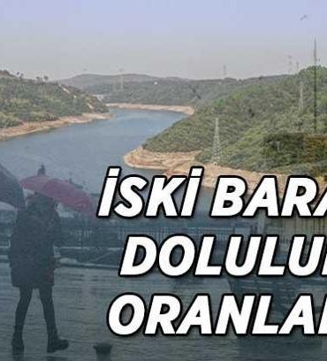 İSKİ BARAJ DOLULUK ORANLARI! İstanbul'da sağanak etkisini sürdürüyor! İSKİ 29 Mart baraj doluluk oranları açıklandı mı?