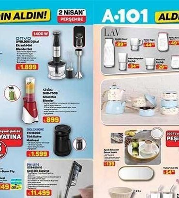 A101 YENİ AKTÜEL KATALOGLAR! A101 Aldın Aldın 2 Nisan Perşembe aktüel kataloğunda hangi ürünler satışa sunulacak? Forklift, Elektrikli Kamyonet, 3'lü Makaralı Uzatma Kablosu...