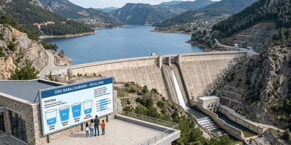 İZMİR BARAJ DOLULUK ORANI: 30 Mart bugün İzmir'deki Tahtalı, Balçova, Ürkmez, Gördes, Alaçatı Kutlu Aktaş Barajlarının doluluk oranı yüzde kaç? İşte son güncel İZSU grafiği