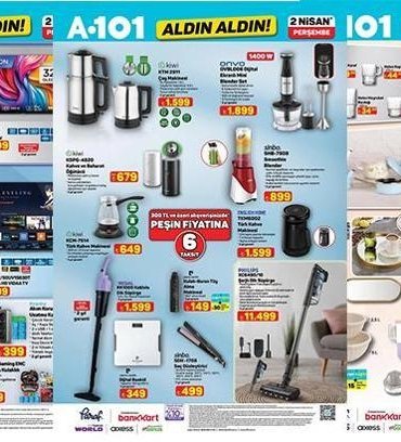 YEPYENİ A101 22 NİSAN AFİŞİ! A101 AKTÜEL 2 NİSAN 2026 KATALOĞU ÇIKTI! A101 aktüel ürünler kataloğu Aldın Aldın indirimleri belli oldu! Çay makinesi, dijital baskül, boy aynası...