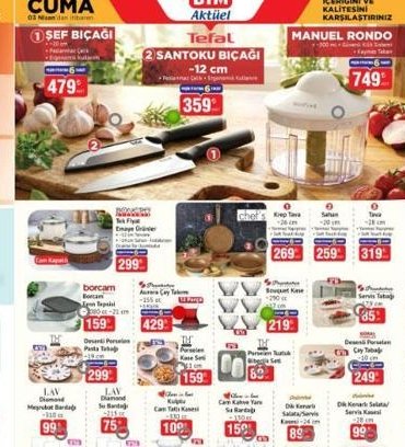 3 NİSAN BİM ÜRÜNLERİ: BİM AKTÜEL 3-9 NİSAN KATALOĞU: Bu hafta BİM'de hangi ürünler indirimde? BİM indirimli ürünler listesi aktüel kataloğu
