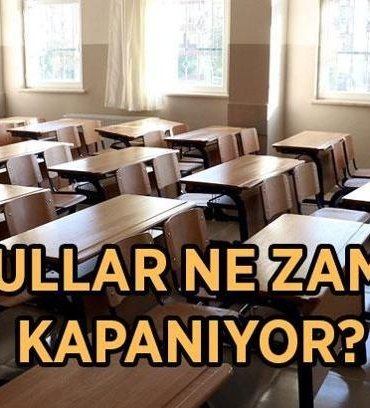 OKULLAR NE ZAMAN KAPANIYOR? Yaz tatili ne zaman, hangi gün başlıyor? 2025-2026 eğitim öğretim yılı karneleri ne zaman dağıtılacak?