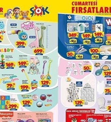 ŞOK 11-14 NİSAN AKTÜEL İNDİRİMLERİ! ŞOK 11-14 Nisan aktüel kataloğunda hangi ürünler satışa çıkacak? Midilli At, Pelüş Tırtıl, Müslin Panço, Çocuk Diş Fırçası...