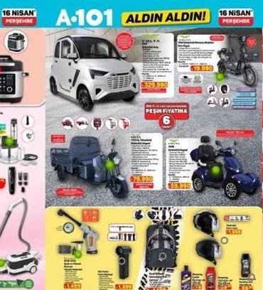 A101 AKTÜEL 16 NİSAN KATALOG ÜRÜNLERİ: Yeni A101 kataloğunda hangi ürünler var! Dev indirimler: TV Box Medya Oynatıcı, Akıllı mutfak robotu, Yüksek basınçlı yıkama makinesi, Piyano, 23 Nisan ürünleri...
