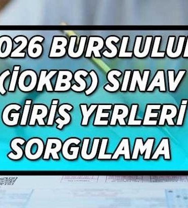 BURSLULUK (İOKBS) SINAV GİRİŞ YERLERİ açıklandı mı? 2026 Bursluluk sınav giriş belgesi nereden ve nasıl sorgulanır? Sınava kaç gün kaldı?