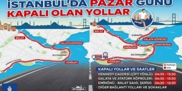 YARIN BU YOLLAR KAPALI! İstanbul’da Yarın Hangi Yollar Kapalı? 19 Nisan Pazar İstanbul Yarı Maratonu Kapalı Yollar ve Alternatif Güzergahlar
