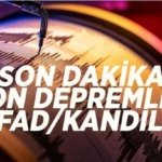 SON DAKİKA 20 NİSAN: Deprem mi oldu? Az önce deprem nerede, kaç şiddetinde oldu? AFAD/Kandilli Rasathanesi son depremler listesi listesi