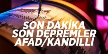 SON DAKİKA 20 NİSAN: Deprem mi oldu? Az önce deprem nerede, kaç şiddetinde oldu? AFAD/Kandilli Rasathanesi son depremler listesi listesi