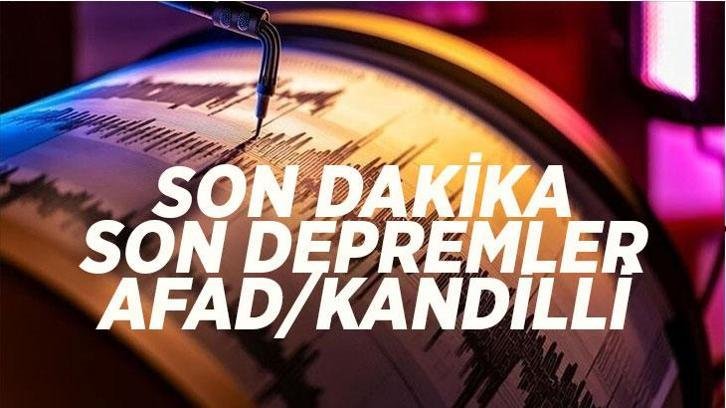 SON DAKİKA 20 NİSAN: Deprem mi oldu? Az önce deprem nerede, kaç şiddetinde oldu? AFAD/Kandilli Rasathanesi son depremler listesi listesi