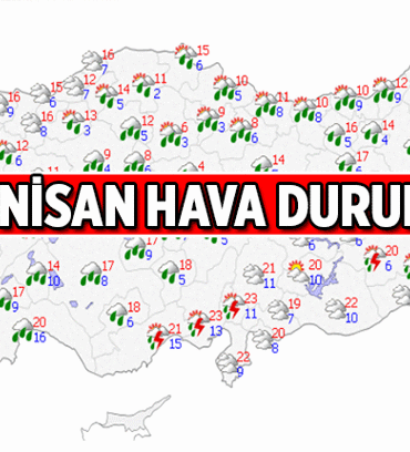 MGM'DEN HARİTA ❗ 23 Nisan hava durumu nasıl olacak? 23 Nisan'da yağmur yağacak mı? İstanbul, Ankara, İzmir ve diğer illerin hava durumu listesi