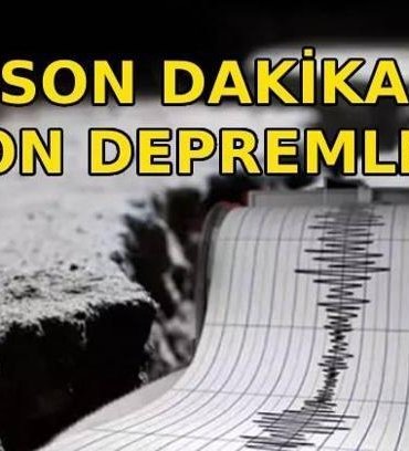 SON DAKİKA SON DEPREMLER 22 NİSAN📍 Az önce deprem mi oldu? En son deprem ne zaman, nerede oldu? AFAD/Kandilli bugünkü son depremler