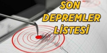 BUGÜNKÜ SON DEPREMLER LİSTESİ! 23 Nisan en son nerede, kaç şiddetinde deprem oldu? Kandilli Rasathanesi/AFAD yeni son depremler listesi...