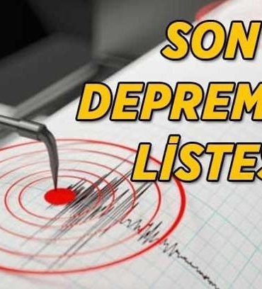 BUGÜNKÜ SON DEPREMLER LİSTESİ! 23 Nisan en son nerede, kaç şiddetinde deprem oldu? Kandilli Rasathanesi/AFAD yeni son depremler listesi...
