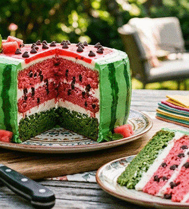 Karpuz Pasta tarifi: Bu Pastada Şaşırtan Bir Sır Var!