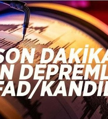 SON DEPREMLER: 24 Nisan 2026 en son deprem nerede oldu? AFAD/Kandilli bugünkü son depremler listesi