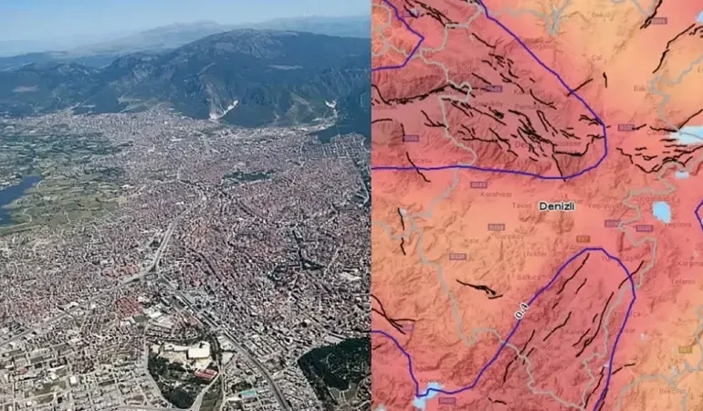 Denizli deprem fay hattı nereden geçiyor? Denizli deprem risk haritası
