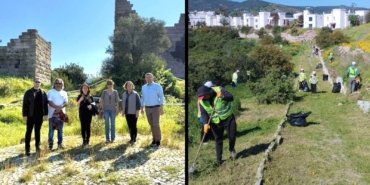 Antik Halikarnassos Surlarında Turizm Haftası Hazırlığı