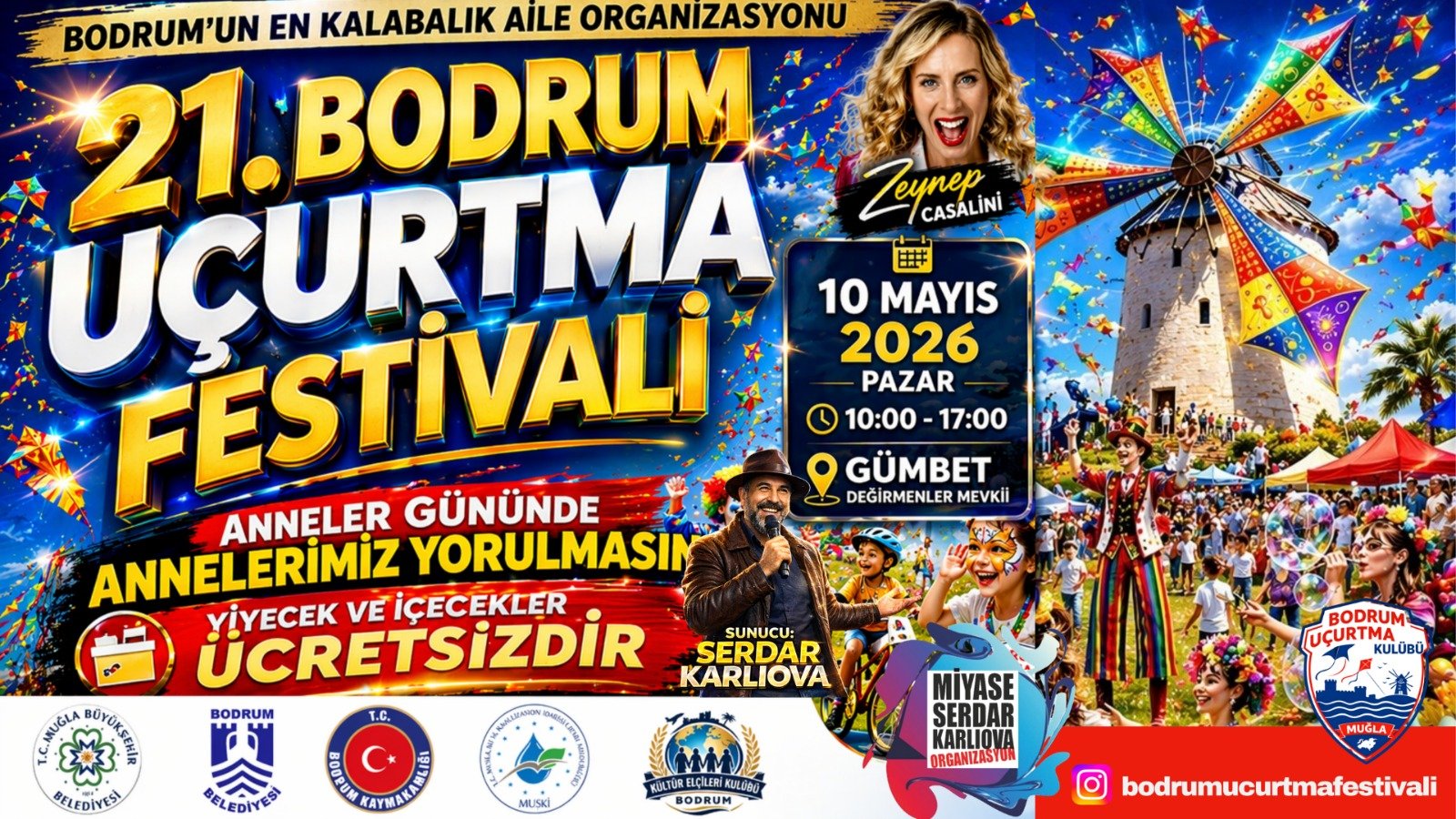 Bodrum Uçurtma Festivali, 21 yıldır Engelleri Gökyüzünde Kaldırıyor
