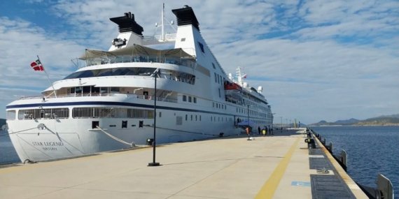 Bodrum'a 'Star Legend' kruvaziyeriyle 240 turist geldi