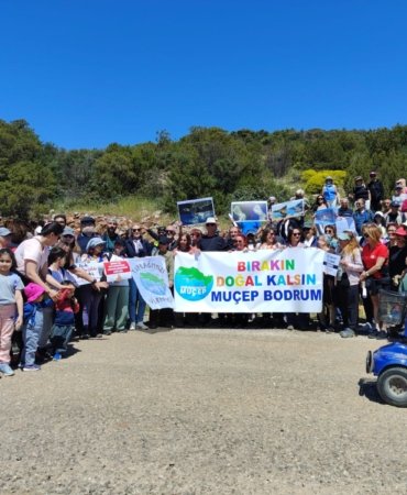 Bodrum'da vatandaşlardan rant projelerine tepki