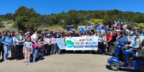 Bodrum'da vatandaşlardan rant projelerine tepki