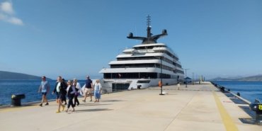 Butik otel gemisi Emerald Kaia, 87 yolcusuyla Bodrum’da