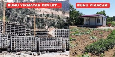 Büyük ölçekli kaçak yapılaşmaya müdahale etmeyen devlet, bungalov ve bağ evlerini yıkacak!