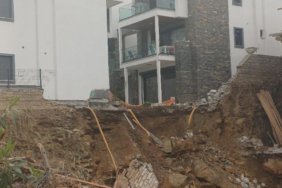 Çırkan’da Korkutan İddia: Şantiye Nedeniyle Site Zemini Çöktü, Binalar Tehlikede