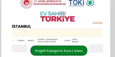 İstanbul TOKİ kura çekimi engelli kategorisi listesi: 500 bin konut İstanbul kurası çekilişi başvurusu kabul edilenler-geçersiz sayılanlar