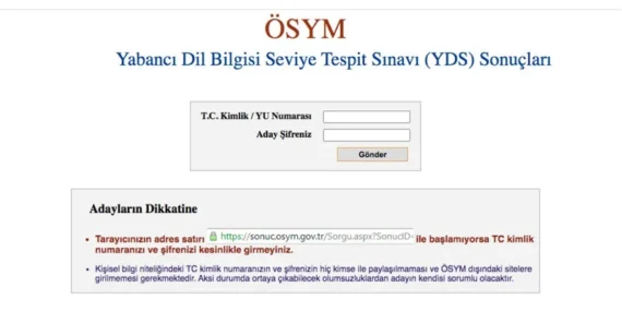 2026 YDS/1 sınav sonuçları ne zaman açıklanacak? Yabancı Dil Bilgisi Seviye Tespit Sınavı sonuç sorgulama ekranı