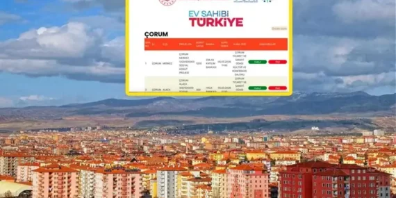 Çorum TOKİ kura çekimine katılacaklar listesi: 500 bin konut Çorum kurası çekilişi başvurusu kabul-reddedilenler