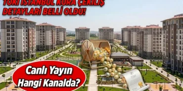 TOKİ İSTANBUL KURA ÇEKİMİ CANLI YAYIN BİLGİSİ: İstanbul TOKİ kura çekilişi saat kaçta, ne zaman yayınlanacak, nasıl ve nereden izlenir?
