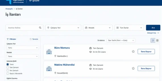 İŞKUR İlanları Yayında: İş Arayanlara Müjde! e-Şube’de Binlerce Yeni Personel Alımı İş İlanı İçin Başvurular Açıldı!