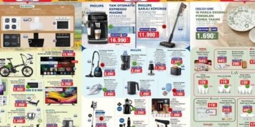 BİM AKTÜEL 1 MAYIS KATALOĞU: BİM'de bu hafta hangi ürünler indirimde? Yeni afiş satışta! Philips espresso makinesi, şarjlı süpürge, rattan koltuk, Hot Wheels arabalar, mikrodalga fırın, hamur yoğurma makinesi...