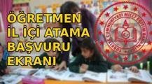 İL İÇİ TAYİN BAŞVURU EKRANI 2026 AÇILDI📍 Öğretmen il içi isteğe bağlı yer değiştirme başvuruları başladı! Atamalar ne zaman yapılacak?