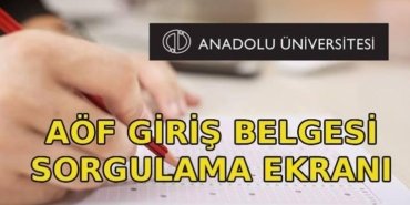 AÖF SINAV GİRİŞ BELGESİ SORGULAMA EKRANI 💻 AÖF finalleri ne zaman, bu hafta mı? AÖF yaz okulu var mı?